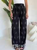 17285-PANTALONE CAPANNO NERO