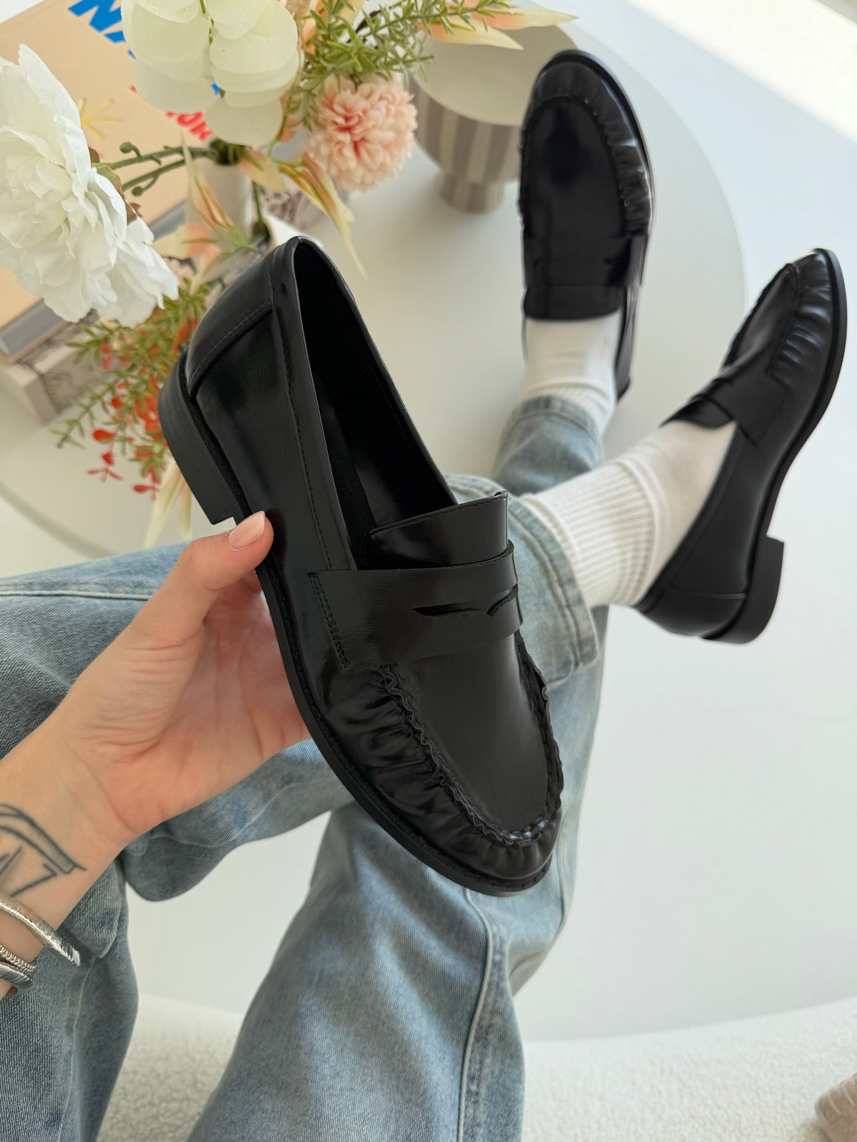 DALILA-MOCASSINO NERO