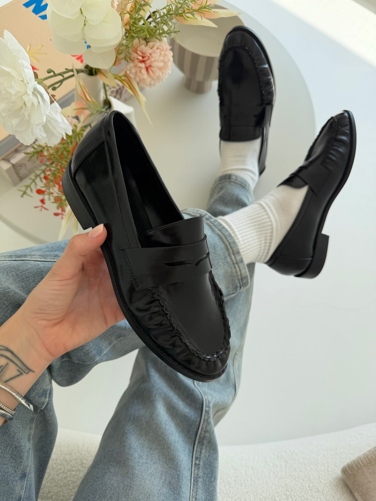 DALILA-MOCASSINO NERO