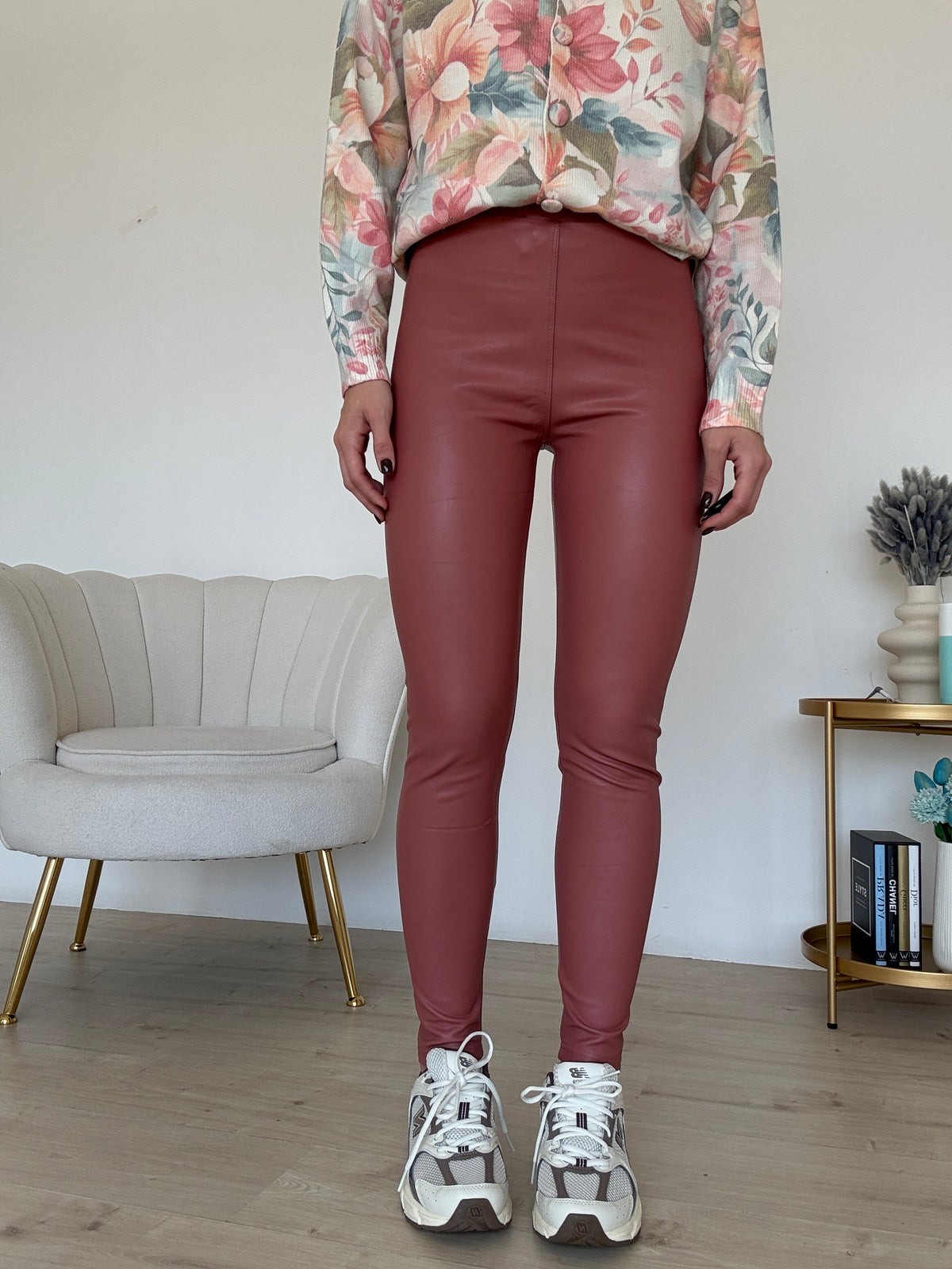 VS18001-31-LEGGINS IN ECOPELLE CIPOLLA