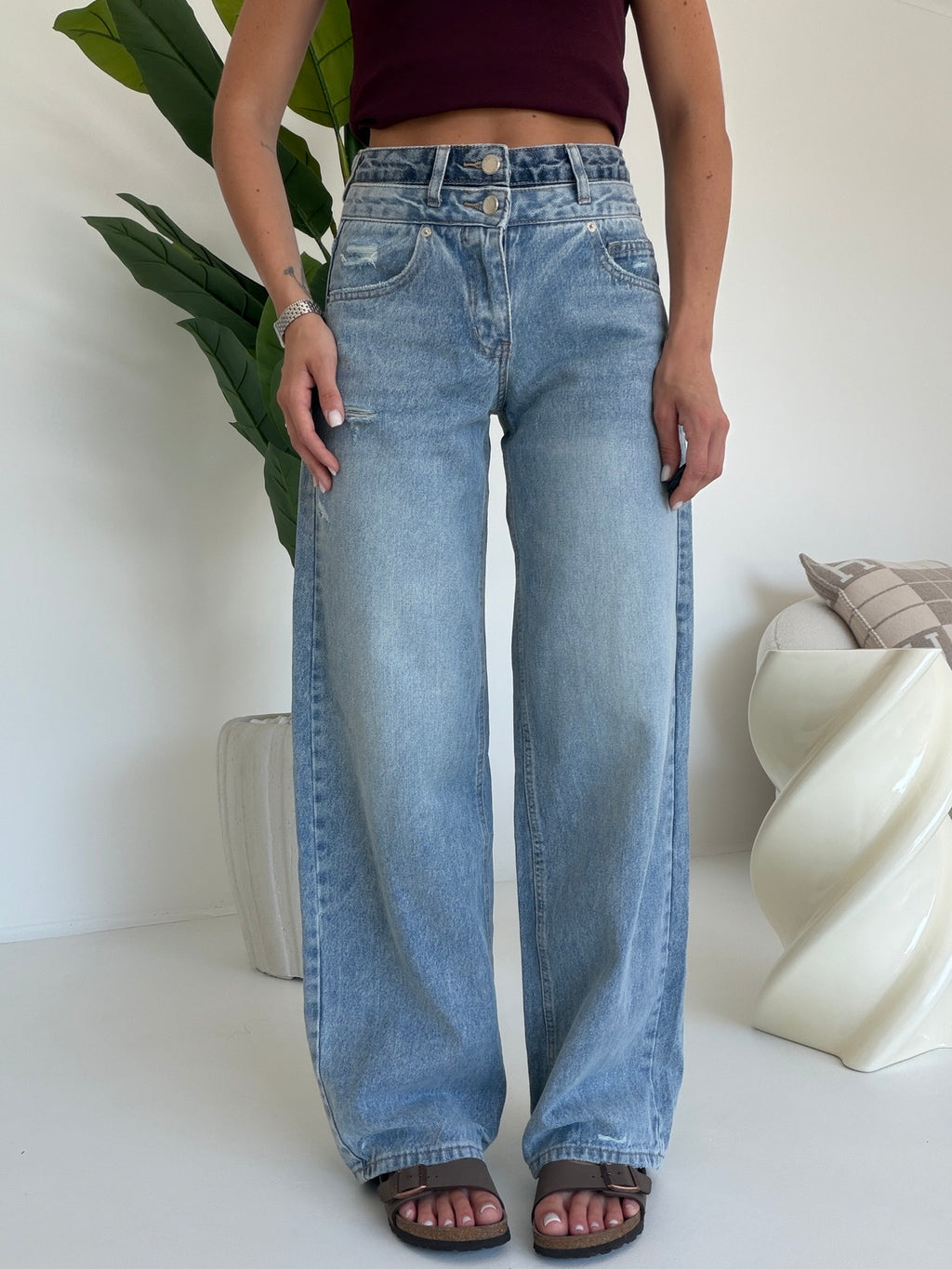 A5116-JEANS DOPPIO BUSTINO