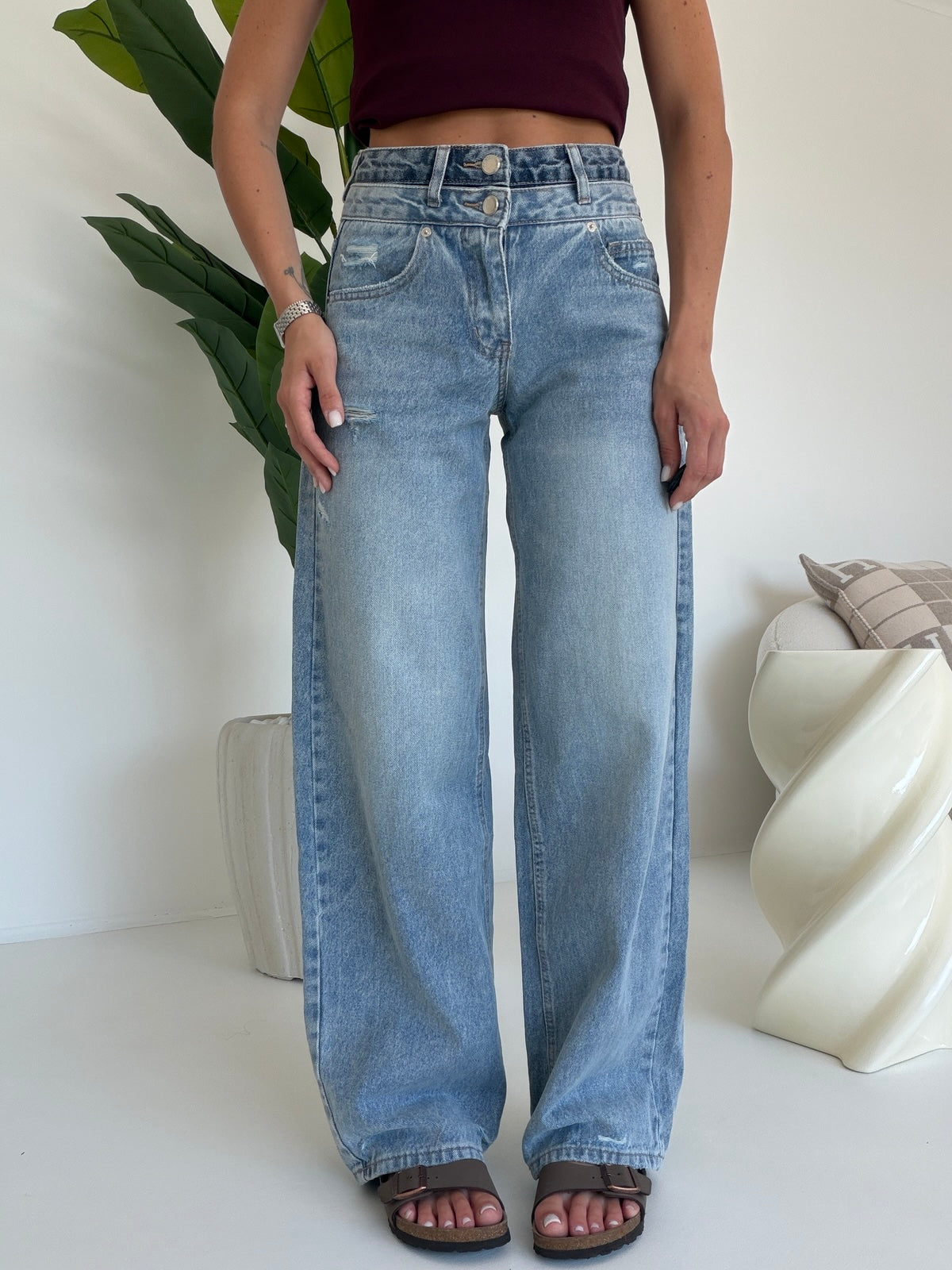A5116-JEANS DOPPIO BUSTINO