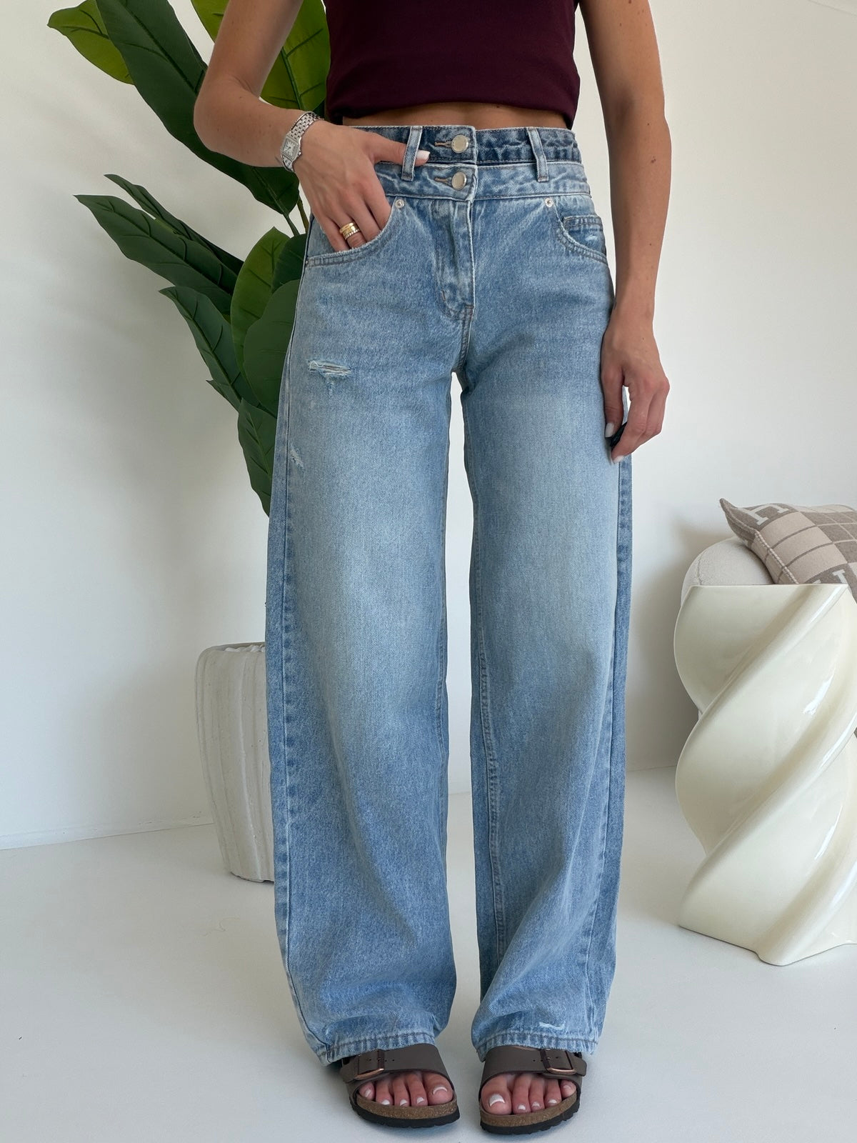 A5116-JEANS DOPPIO BUSTINO