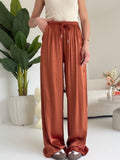 PANTALONE SATIN COCCIO