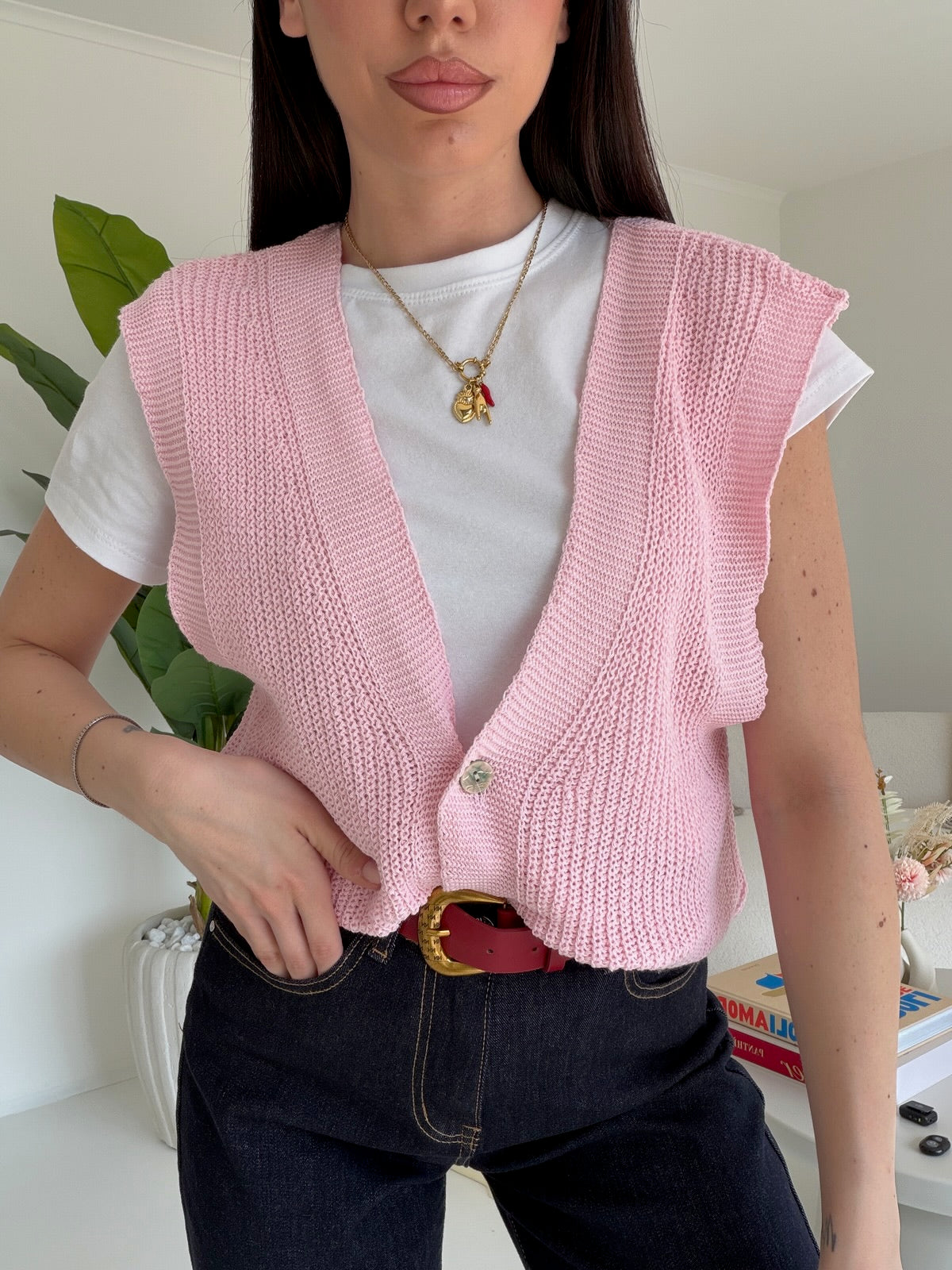 GILET ROSALIA PINK