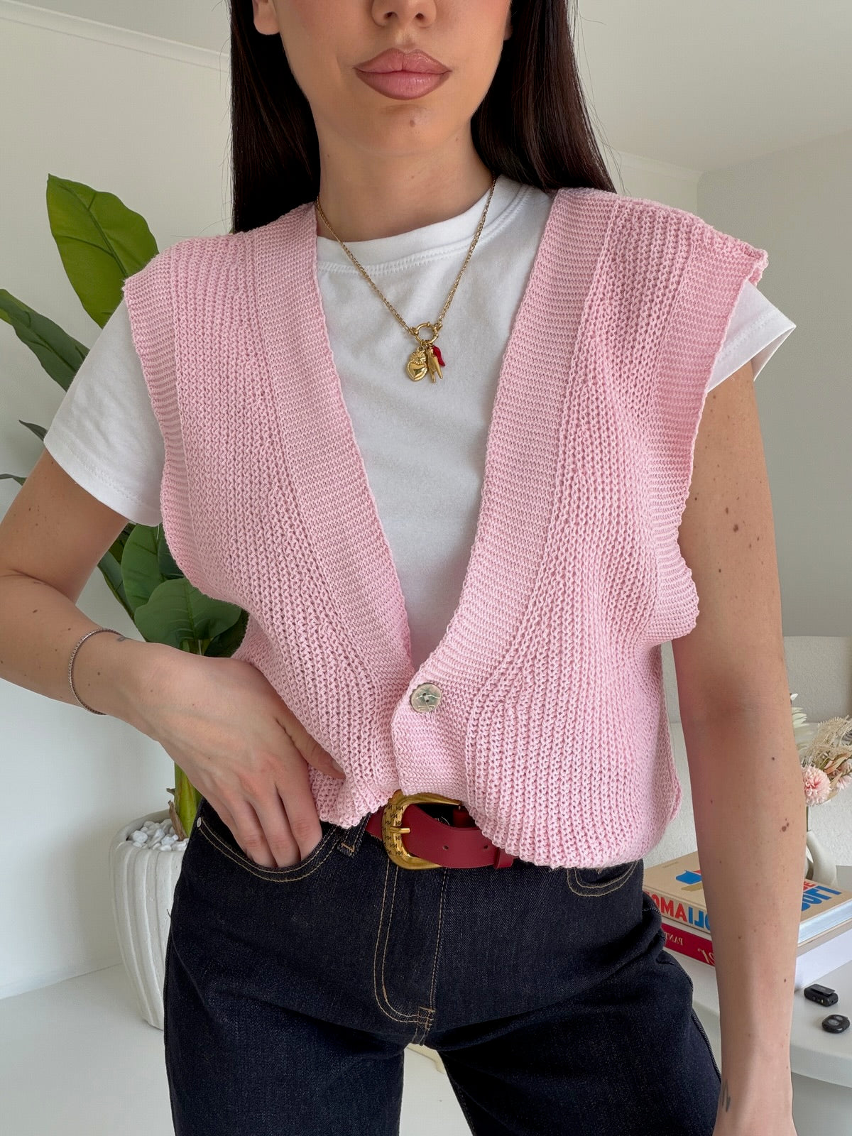 GILET ROSALIA PINK
