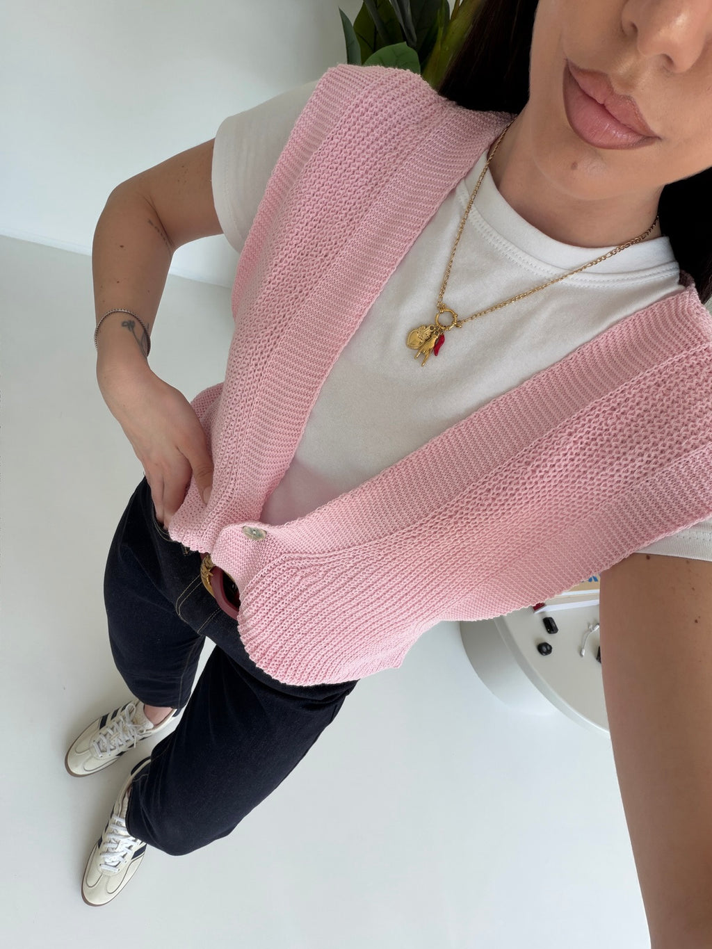 GILET ROSALIA PINK