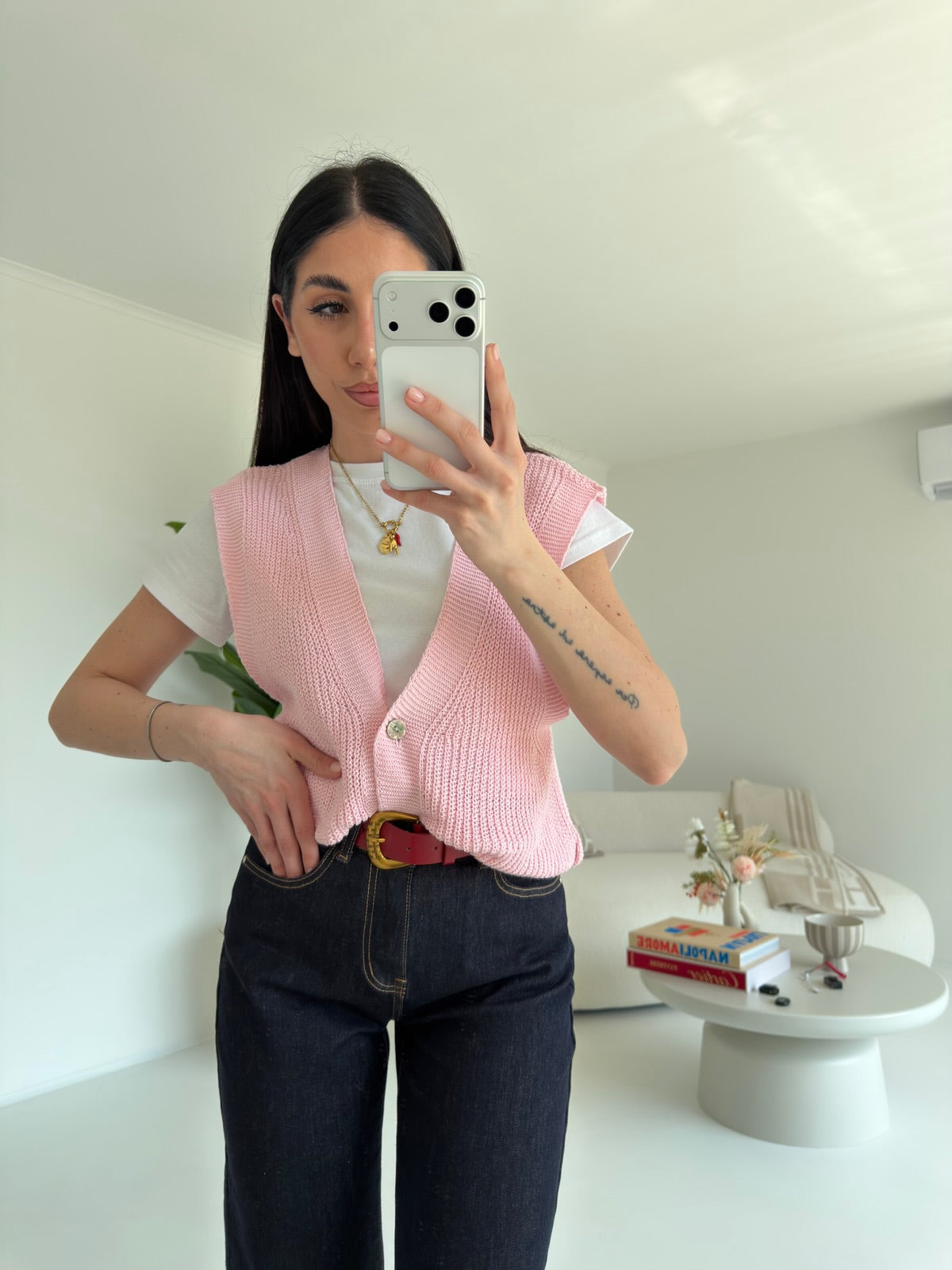 GILET ROSALIA PINK