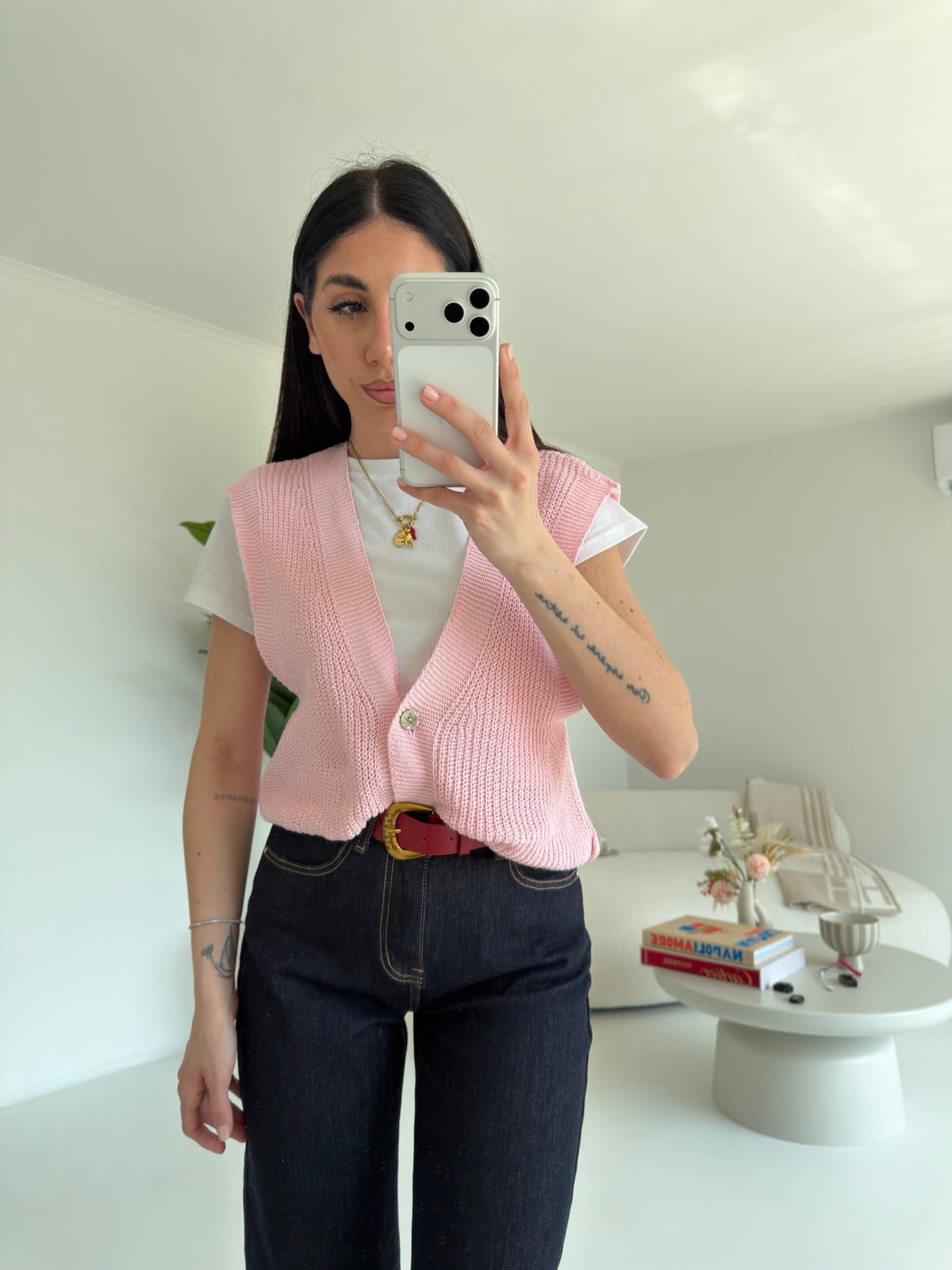GILET ROSALIA PINK