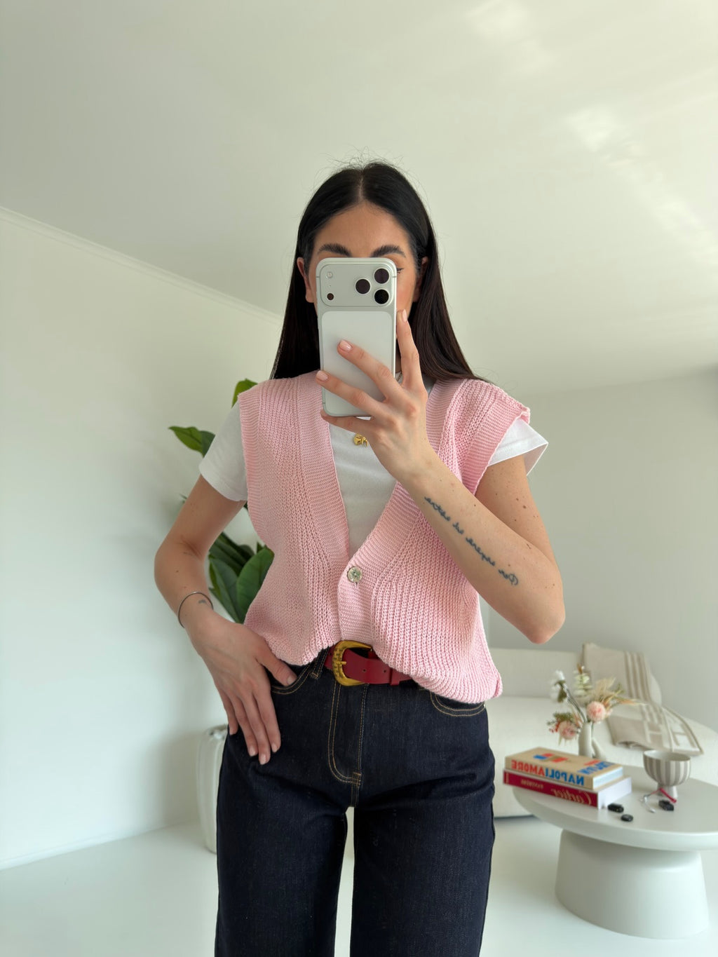 GILET ROSALIA PINK
