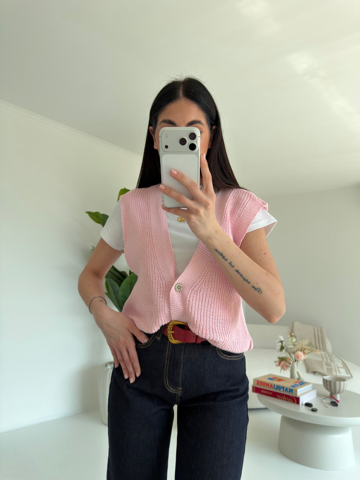 GILET ROSALIA PINK