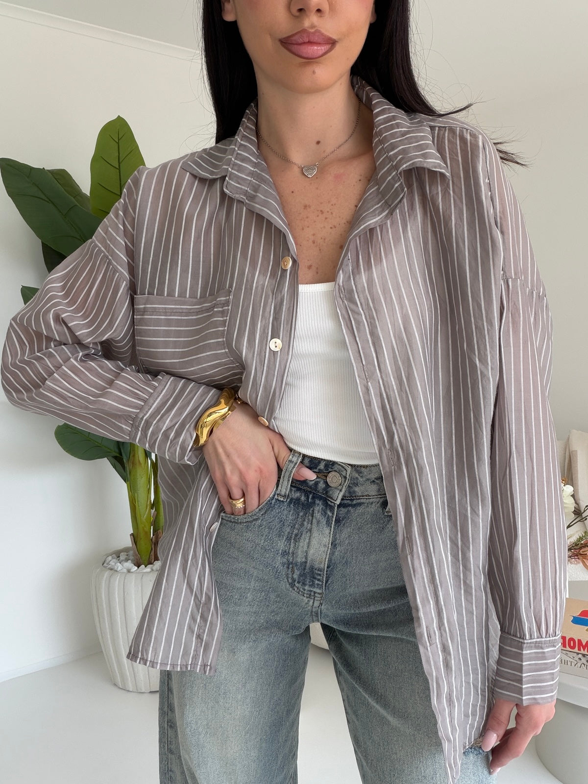 25135-CAMICIA LIGNES GREY