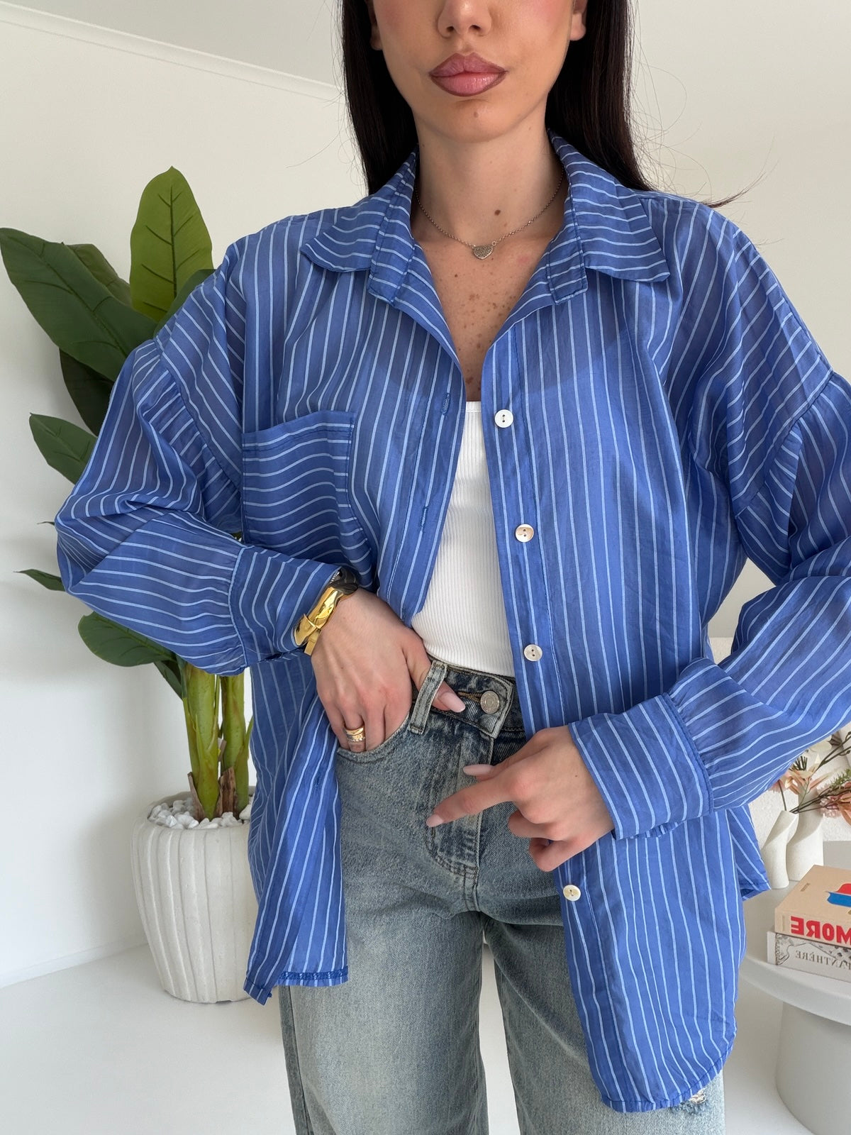 25135-CAMICIA LIGNES POLVERE