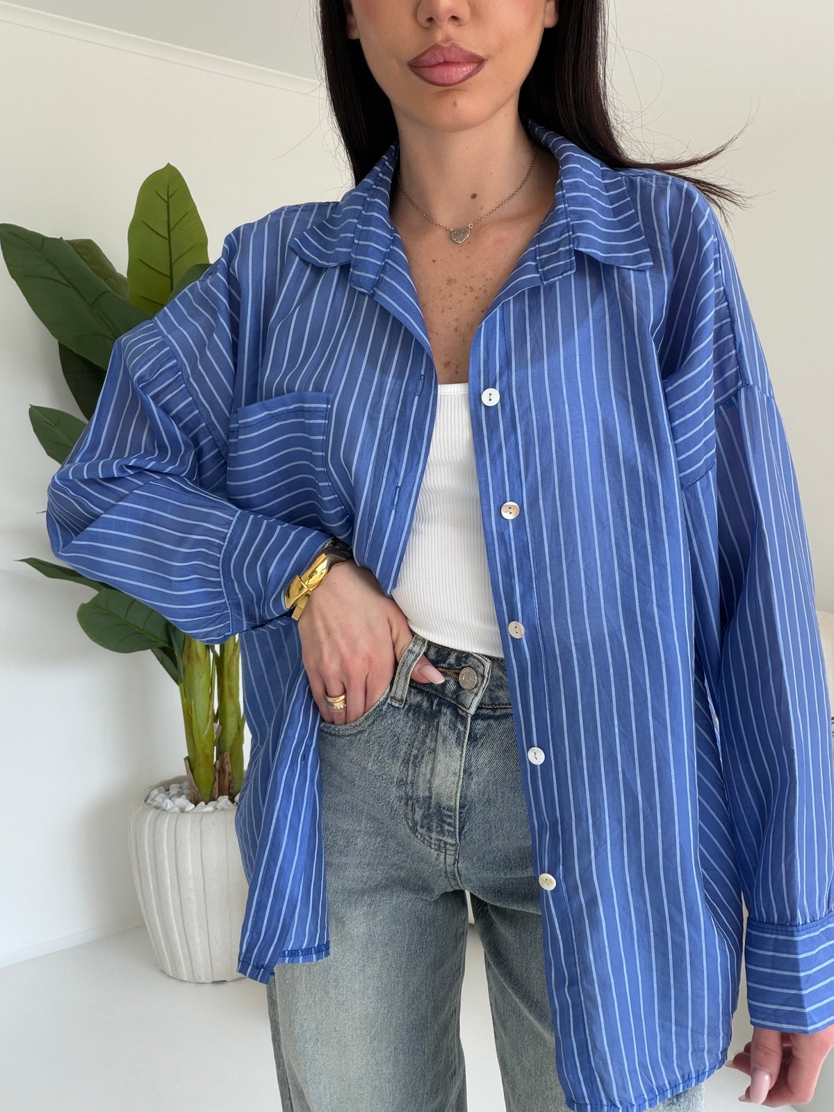 25135-CAMICIA LIGNES POLVERE