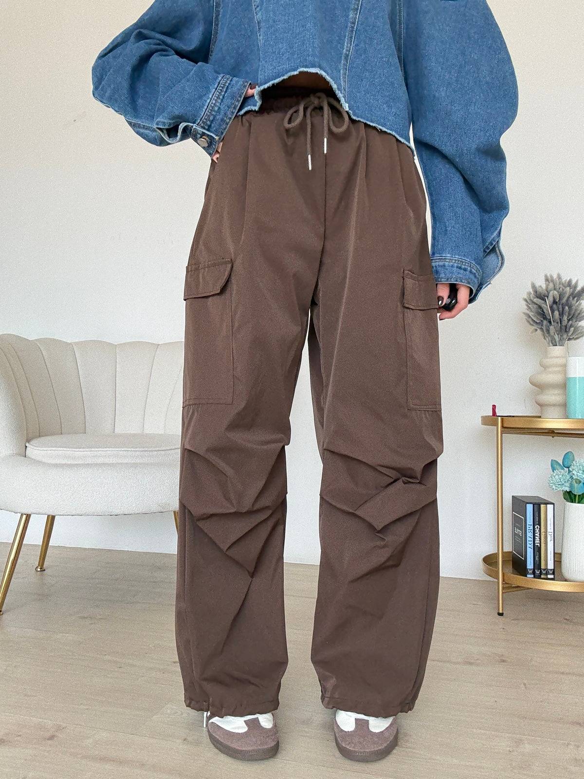 PANTALONE CARGO CHOCO