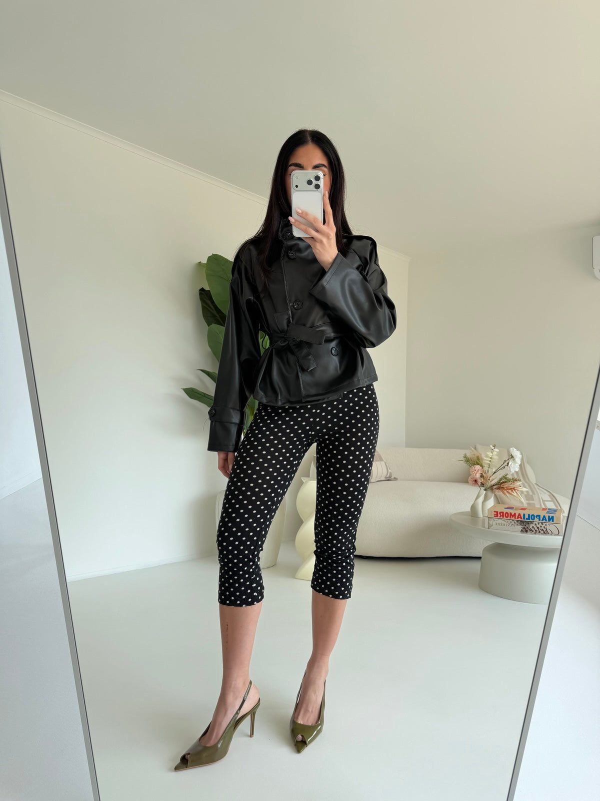 A650-TRENCH IN ECOPELLE MYRANDA NERO