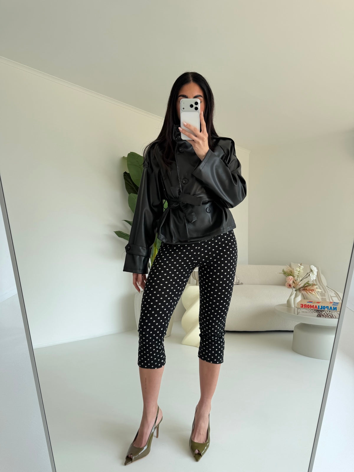 A650-TRENCH IN ECOPELLE MYRANDA NERO