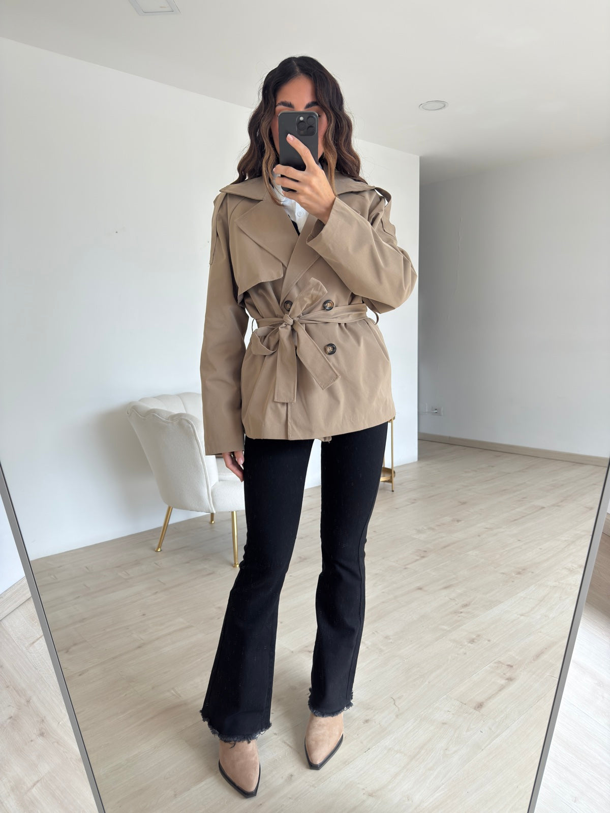 TRENCH ARIZONA TAUPE