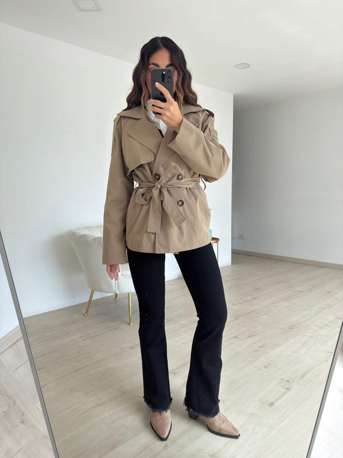 TRENCH ARIZONA TAUPE