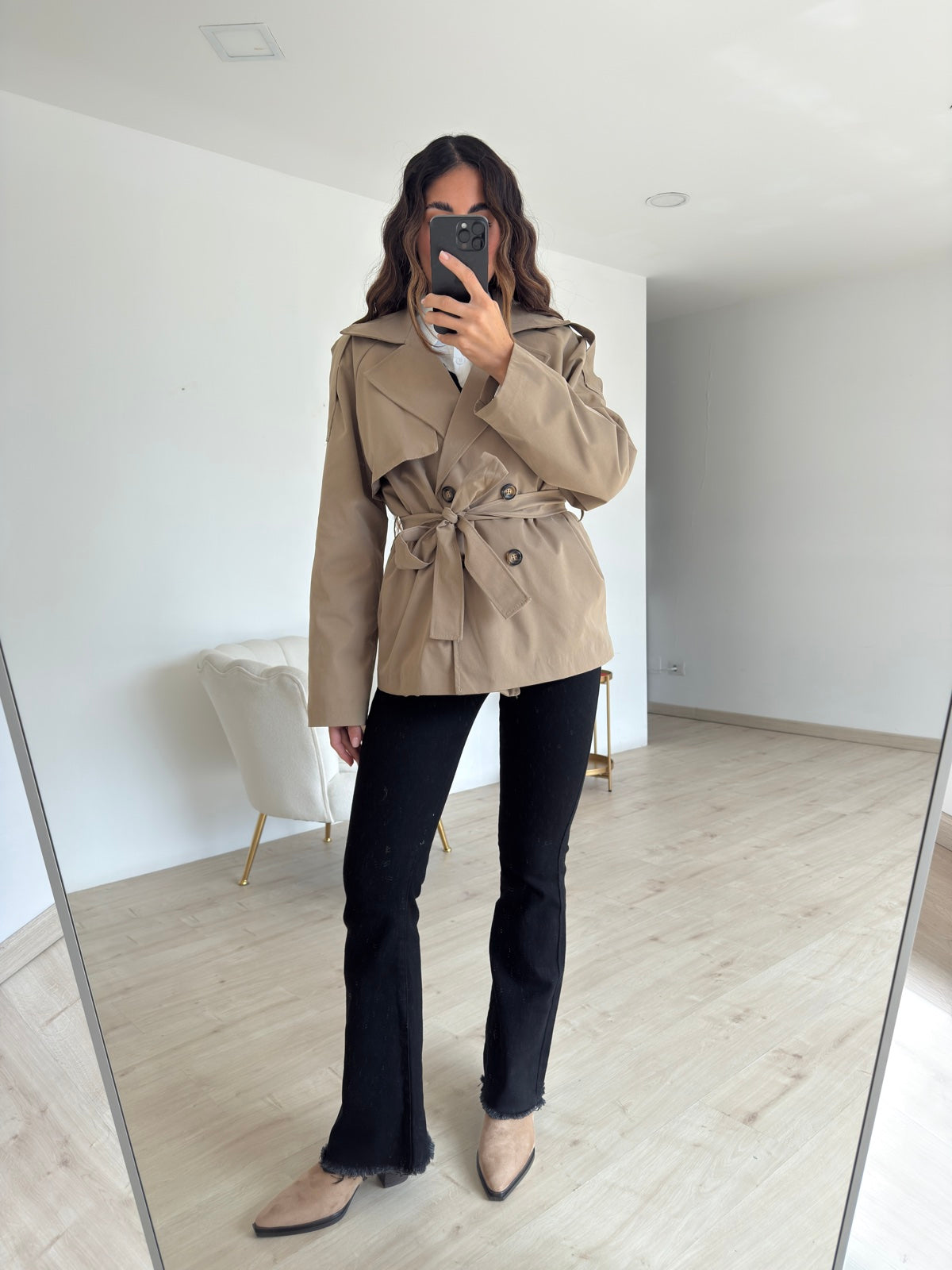 TRENCH ARIZONA TAUPE