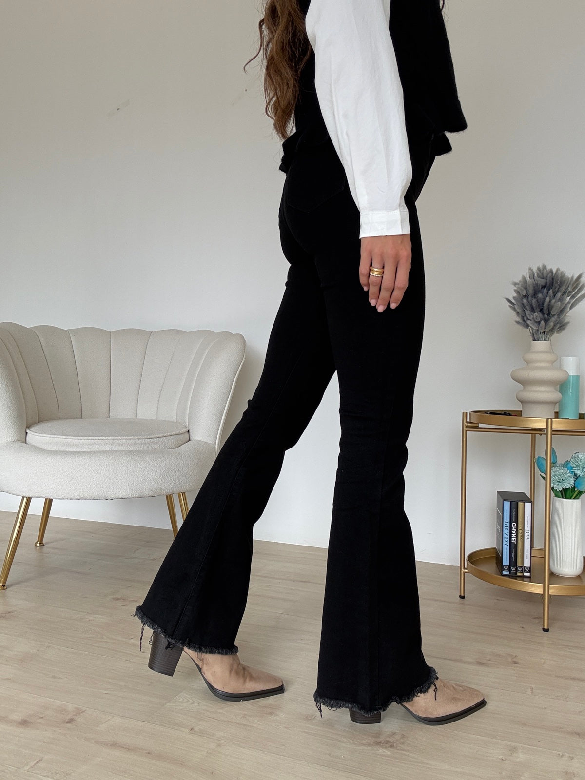 7775-JEANS ZAMPETTA BLACK