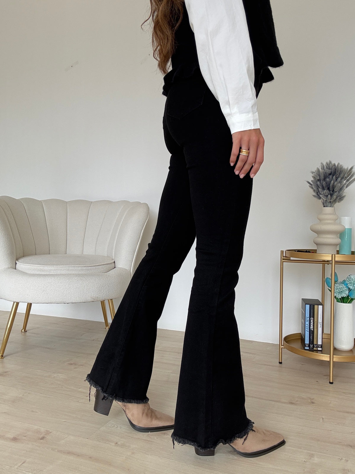 7775-JEANS ZAMPETTA BLACK