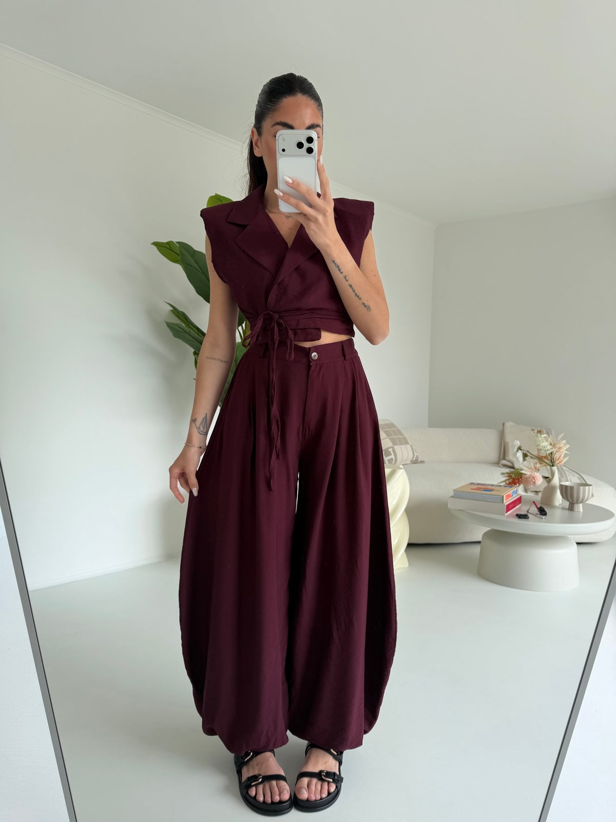 COORDINATO HOLLYWOOD WINE
