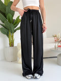 PANTALONE SATIN NERO