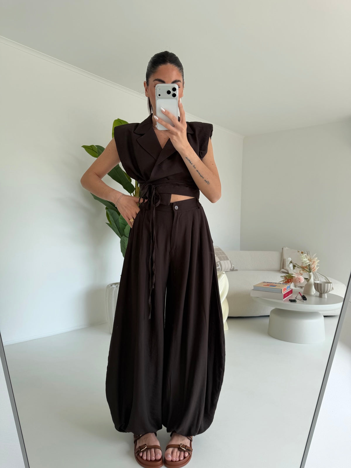 COORDINATO HOLLYWOOD CHOCO