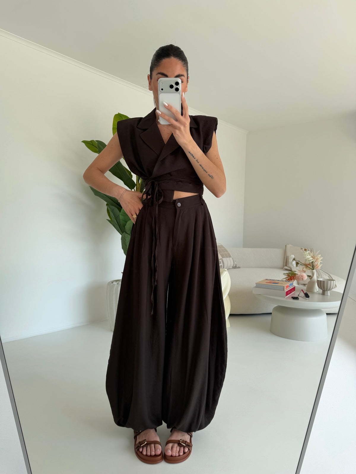 COORDINATO HOLLYWOOD CHOCO