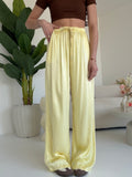 PANTALONE SATIN YELLOW