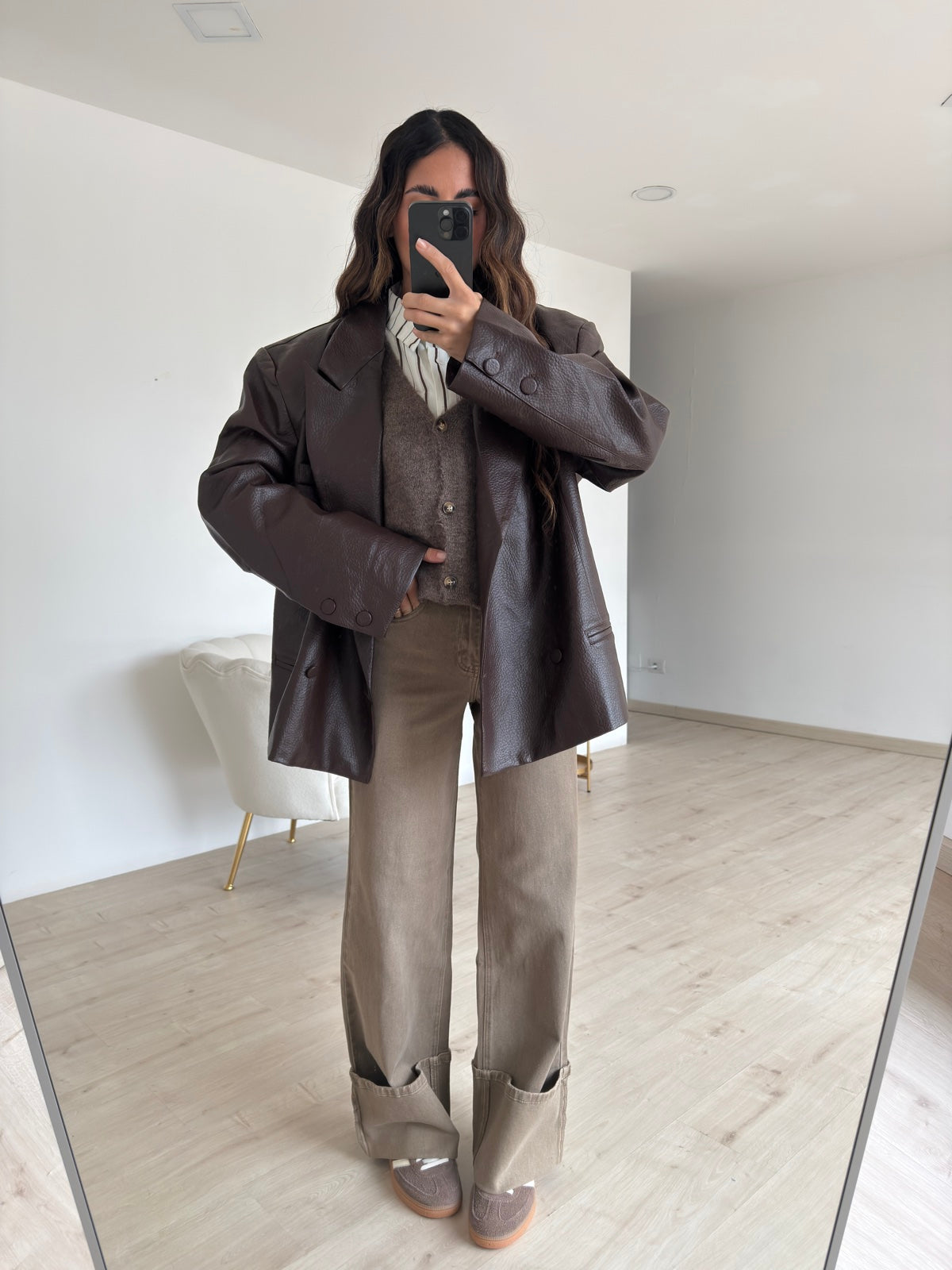 H3921-1-JEANS PIEGONE TAUPE