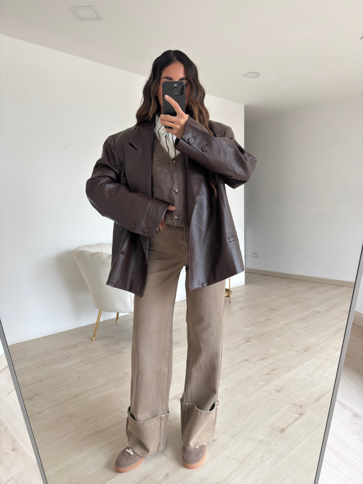 H3921-1-JEANS PIEGONE TAUPE
