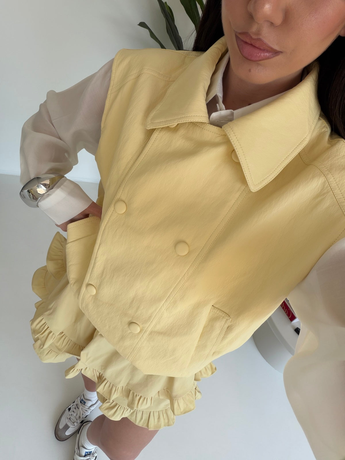 JS1208-SMANICATO LEATHER YELLOW