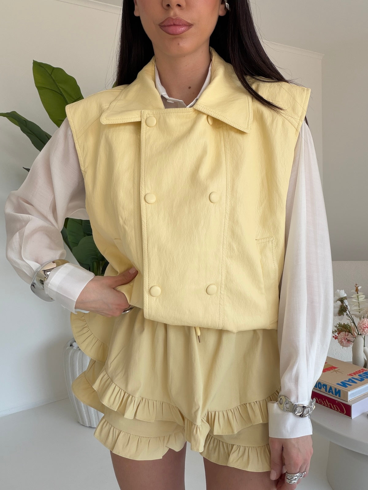 JS1208-SMANICATO LEATHER YELLOW