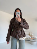 A650-TRENCH IN ECOPELLE MYRANDA CHOCO