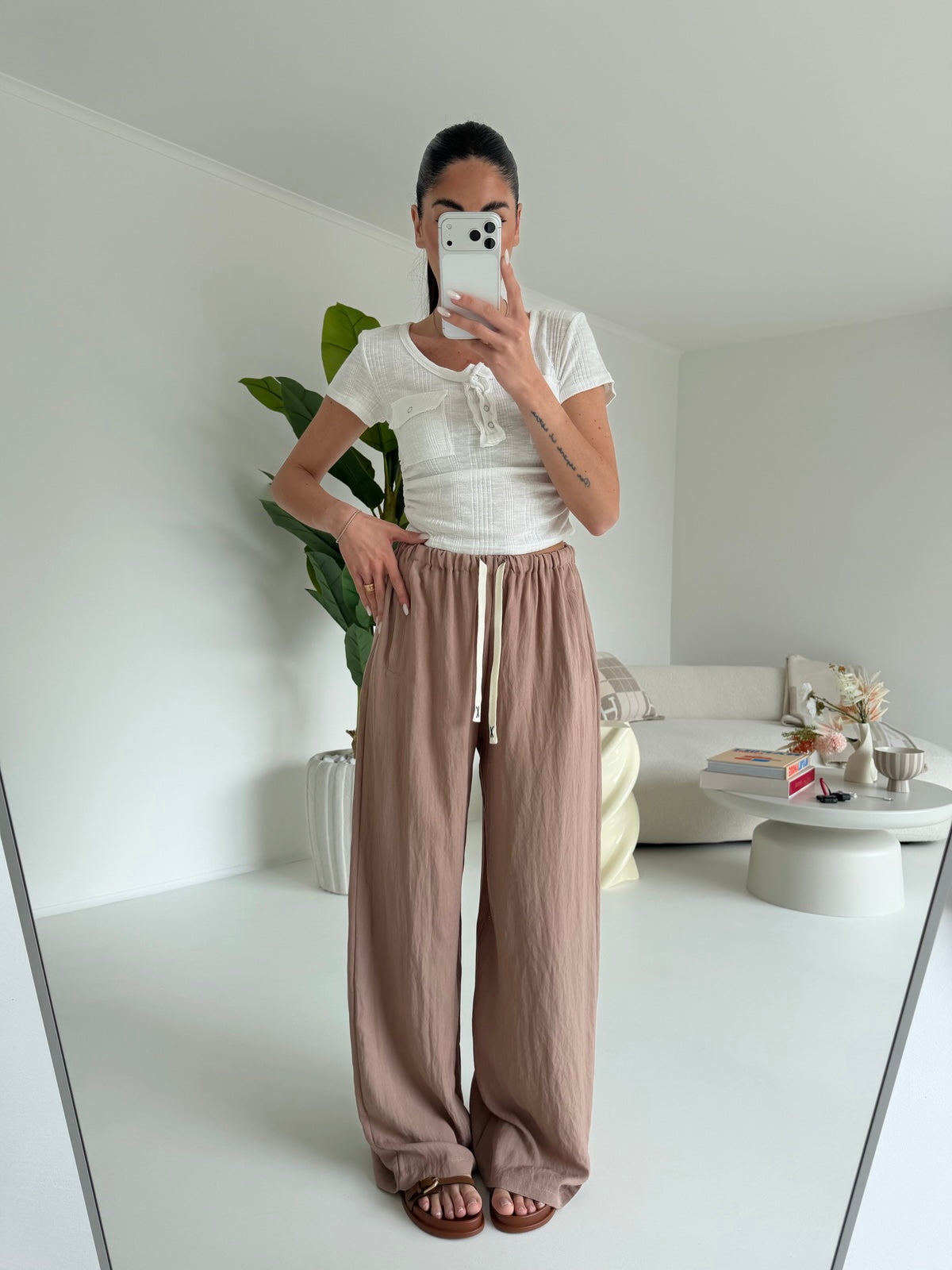 PANTALONE INGRID BISCOTTO