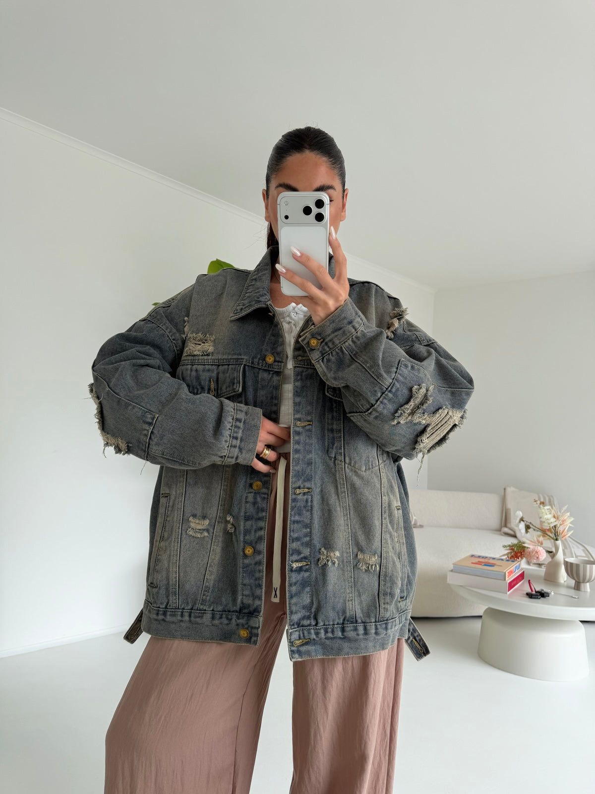 GIACCA DENIM OVERSIZE