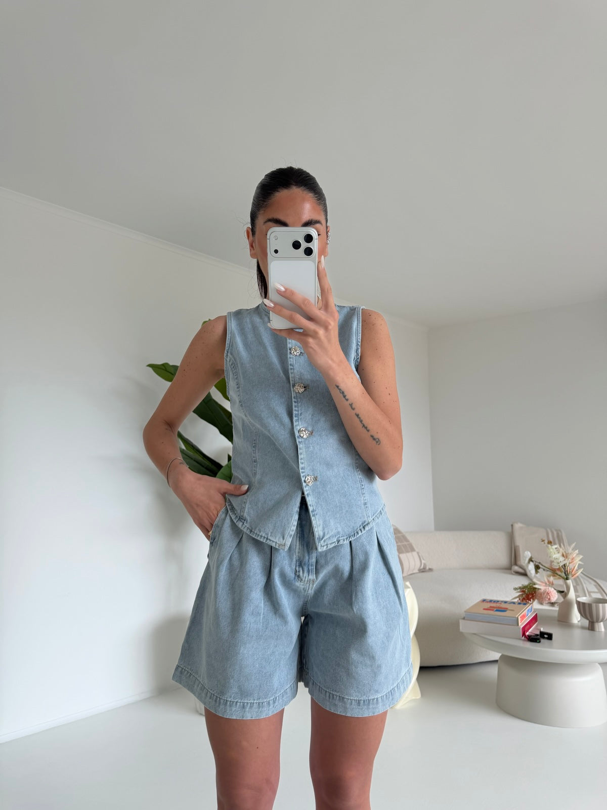 2759-COORDINATO ECLISSI DENIM CHIARO