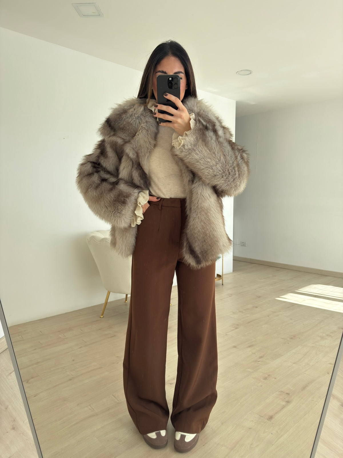AG004-ECO PELLICCIA MINU TAUPE