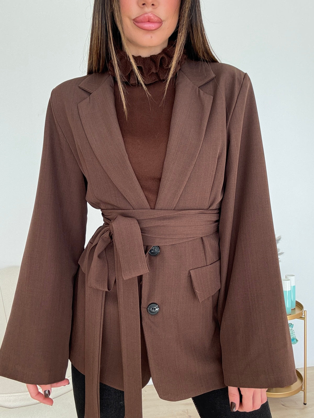 BLAZER EVERGREEN CHOCO