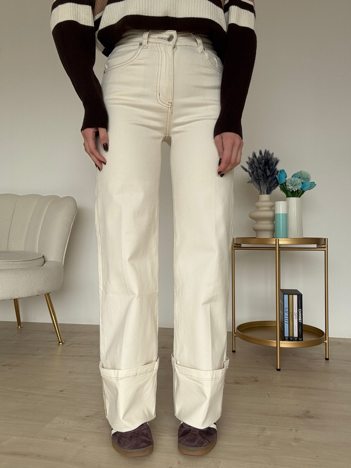 KT737-3-JEANS PIEGONE SENIOR BURRO