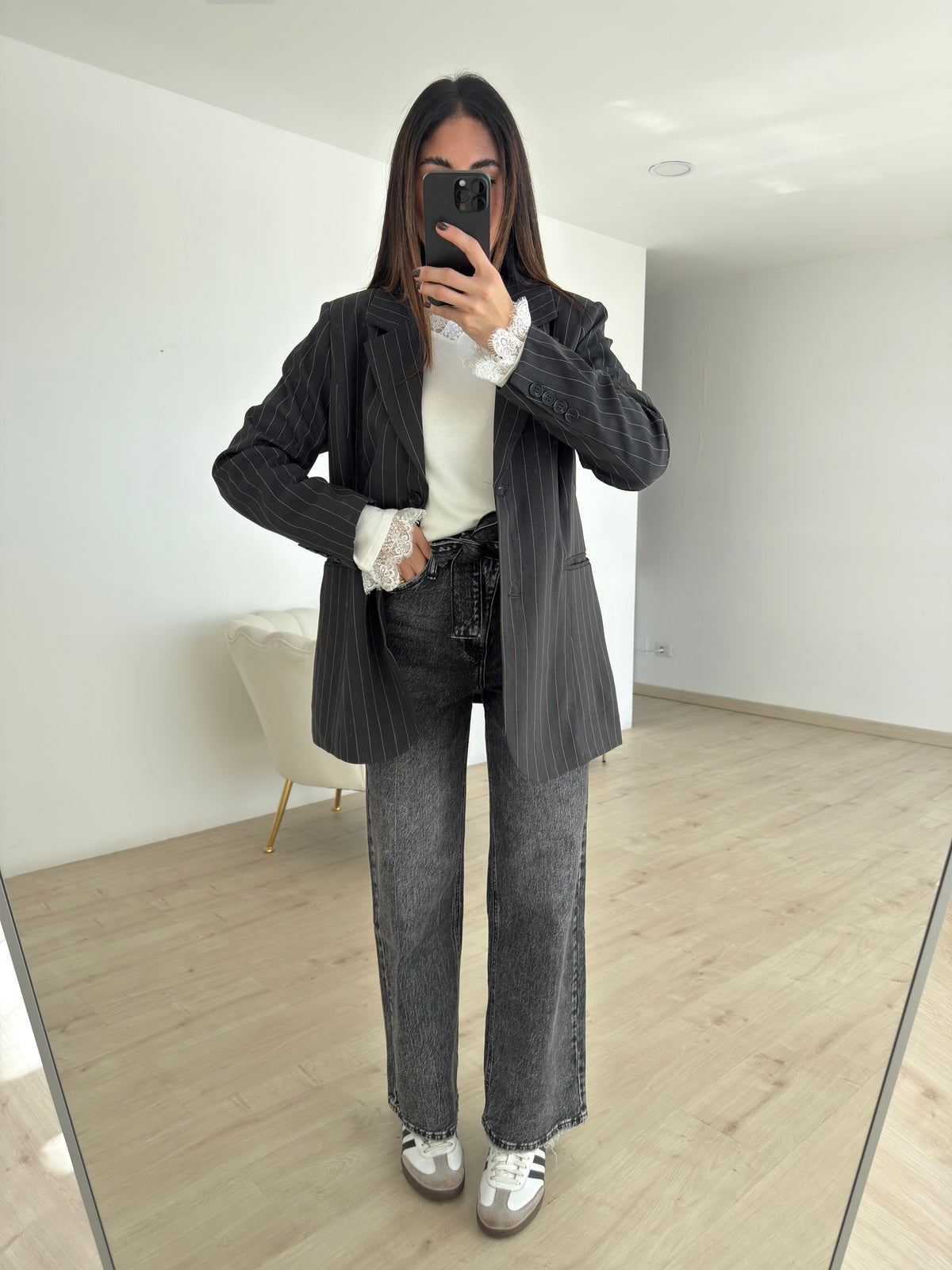 H5108-JEANS FIOCCO GREY