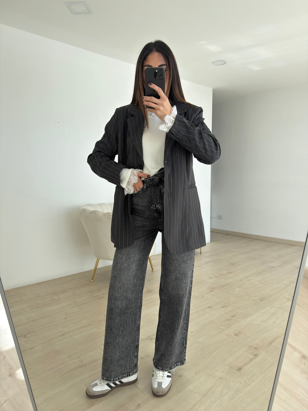 H5108-JEANS FIOCCO GREY