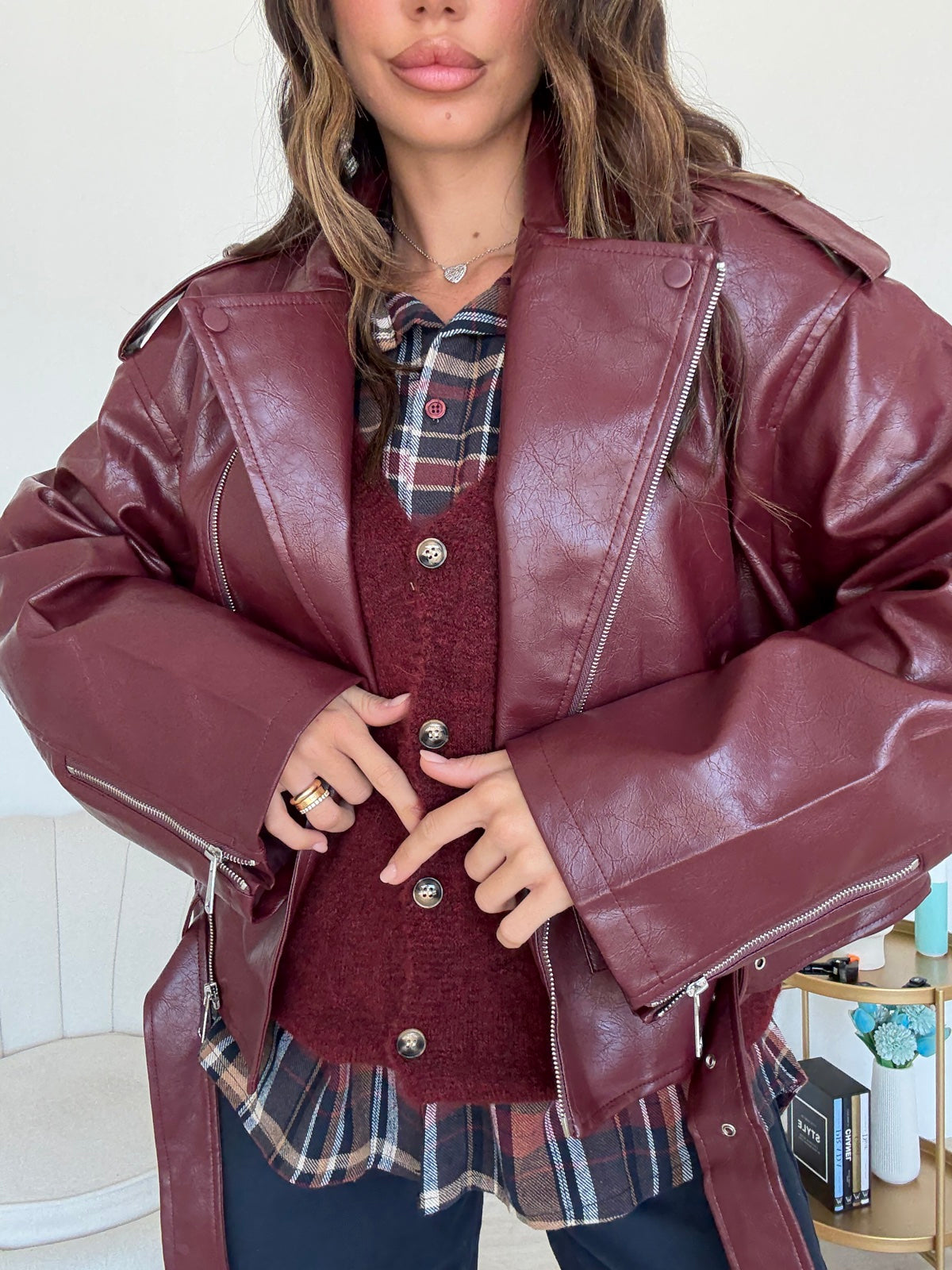 GILET HARVARD BORDEAUX