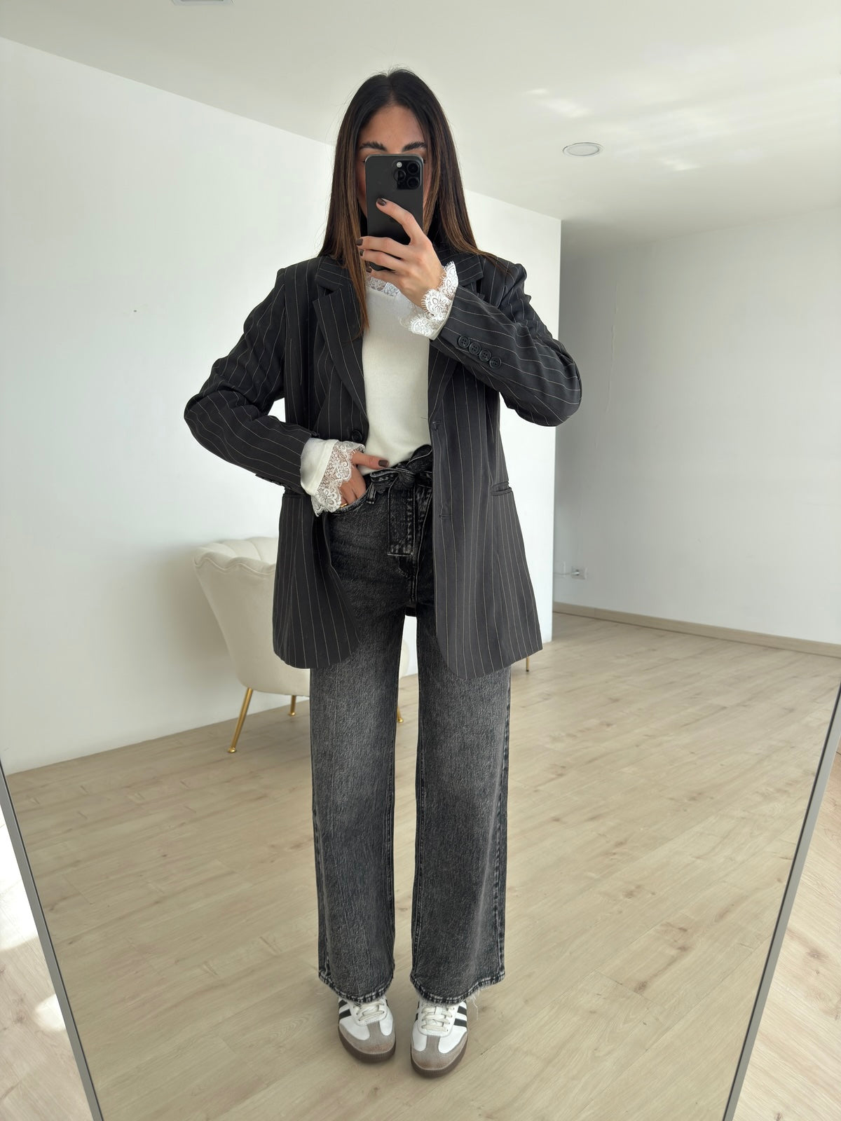 H5108-JEANS FIOCCO GREY