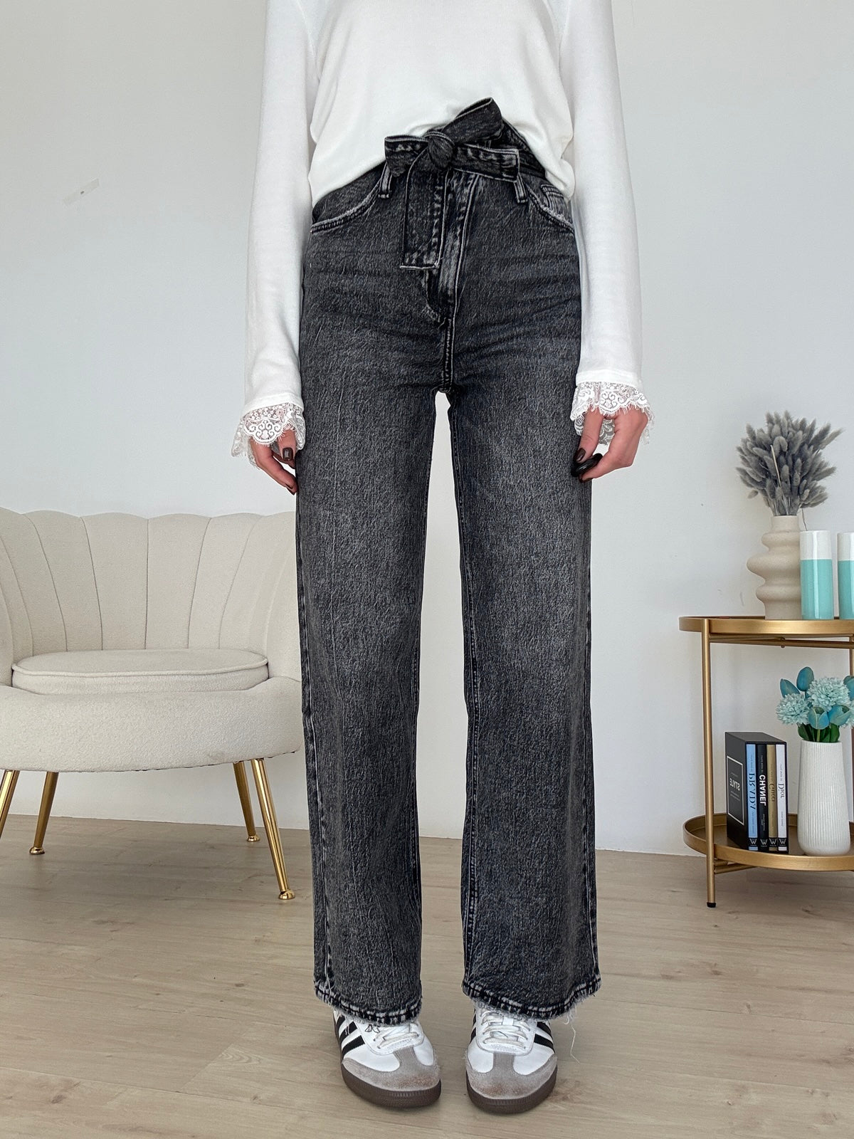 H5108-JEANS FIOCCO GREY