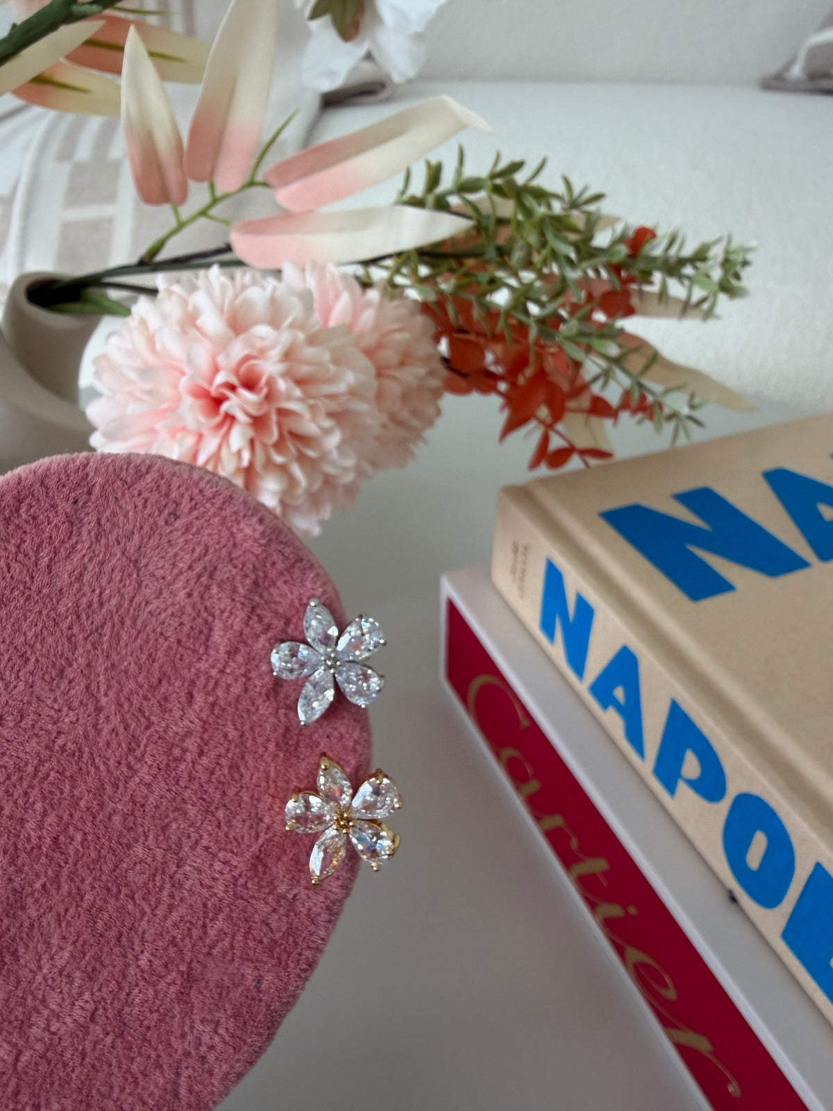 EAR CUFF FLOWER SILVER