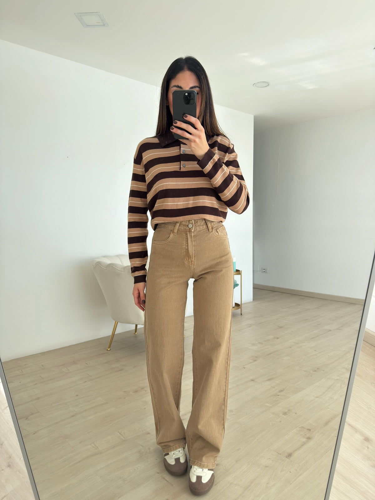 D5707-23-JEANS GAMBA DRITTA BISCOTTO