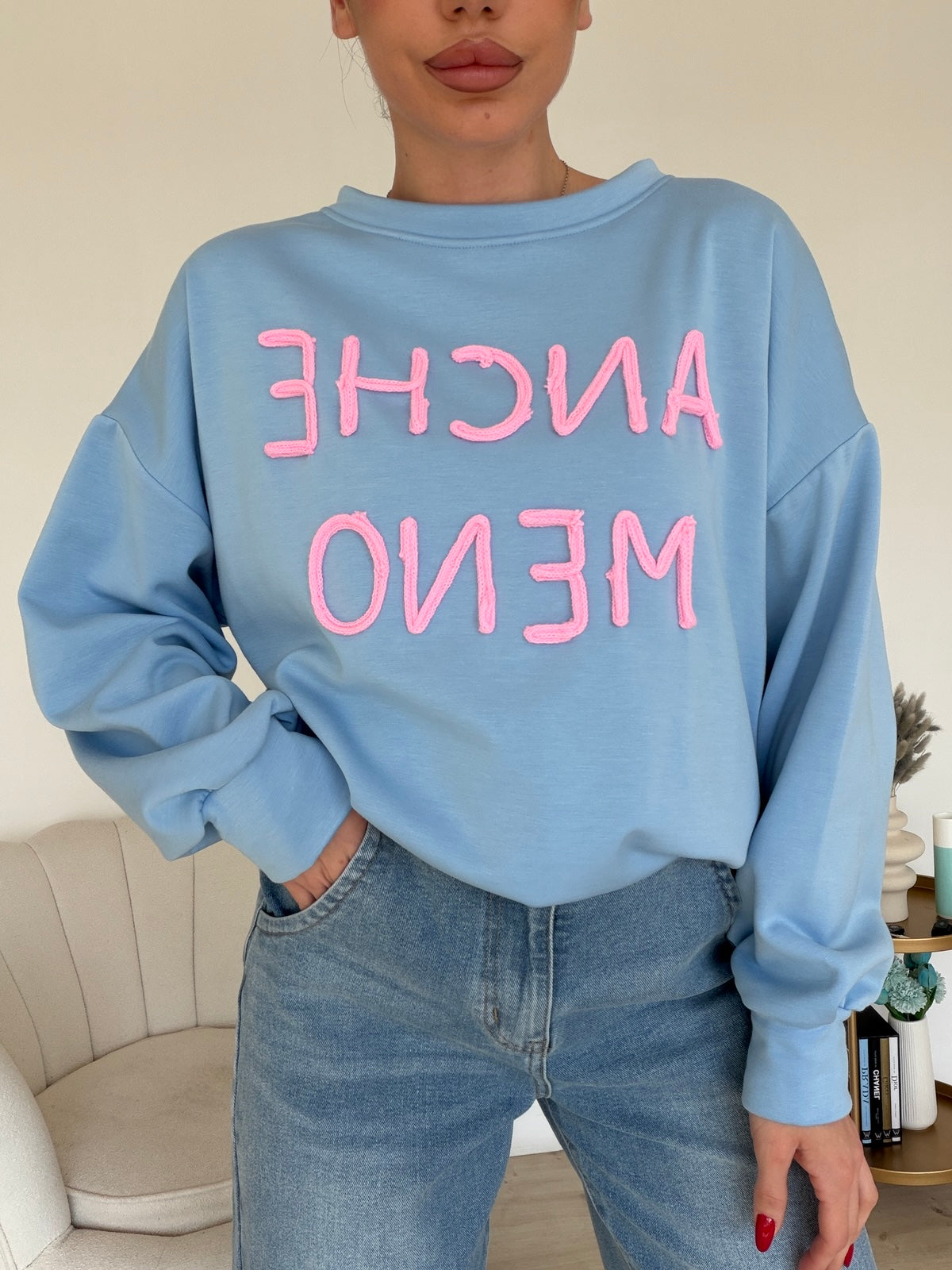 FELPA-ANCHE MENO-SKY